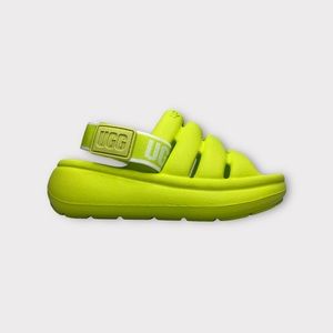 Ugg Key Lime Sports Yeah Slides w/ Detachable Strap Slippers